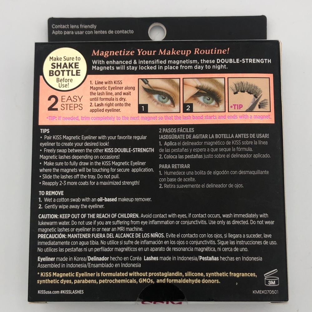 Kiss Magnetic Eyeliner and Lash Set Charm - Black - Picture 2 of 3